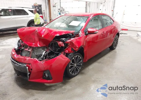 2015 Toyota Corolla S Plus z USA, uszkodzony, nr VIN 2T1BURHE7FC312865